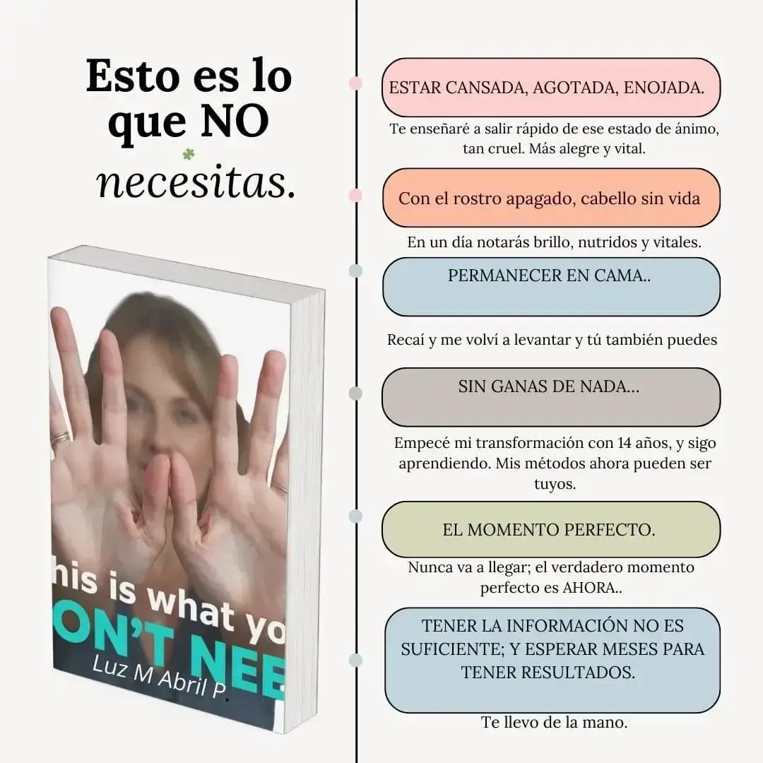 Lo que no necesitas