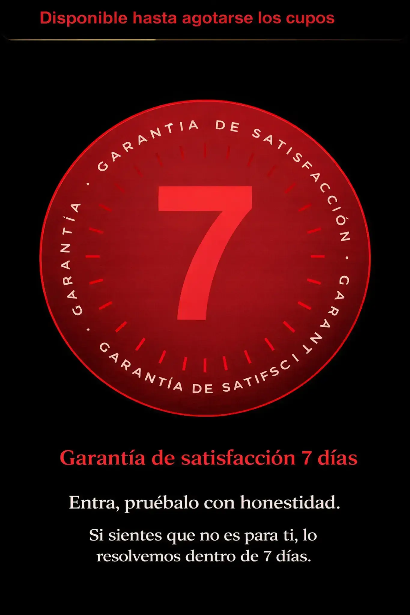 Garantía 7 días